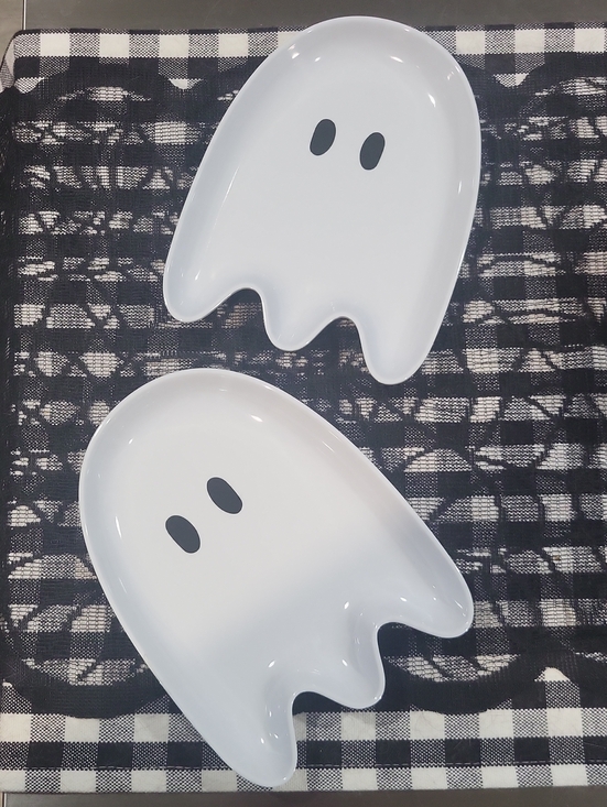Other - 👻 Set Of 2 Cute Halloween Ghost Party Melamine Plates